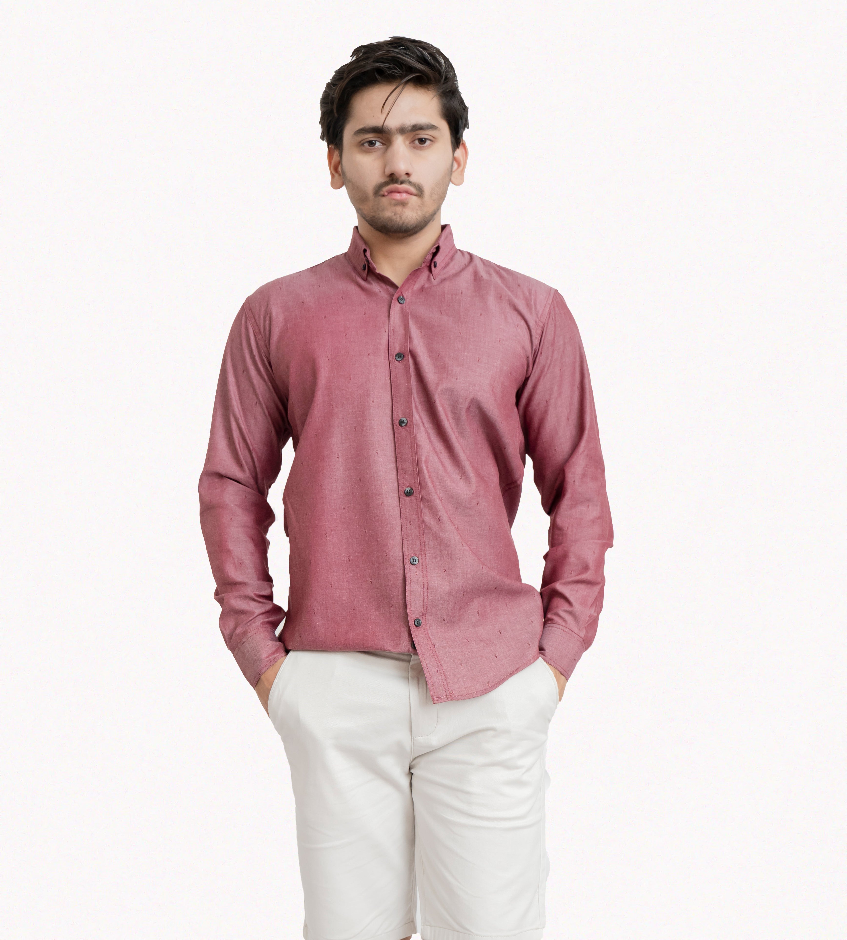 Men Plain Casual Shirt