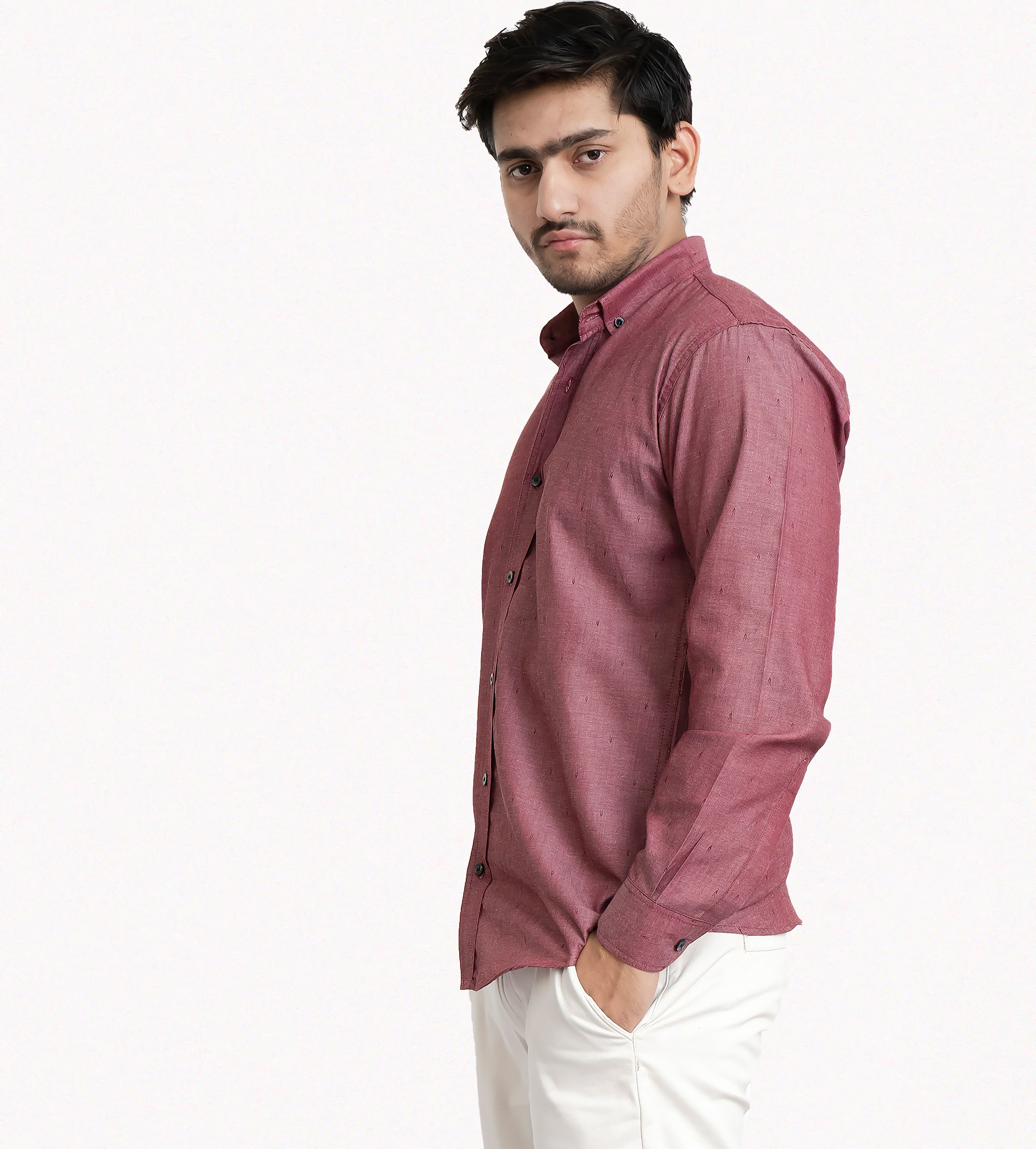 Men Plain Casual Shirt