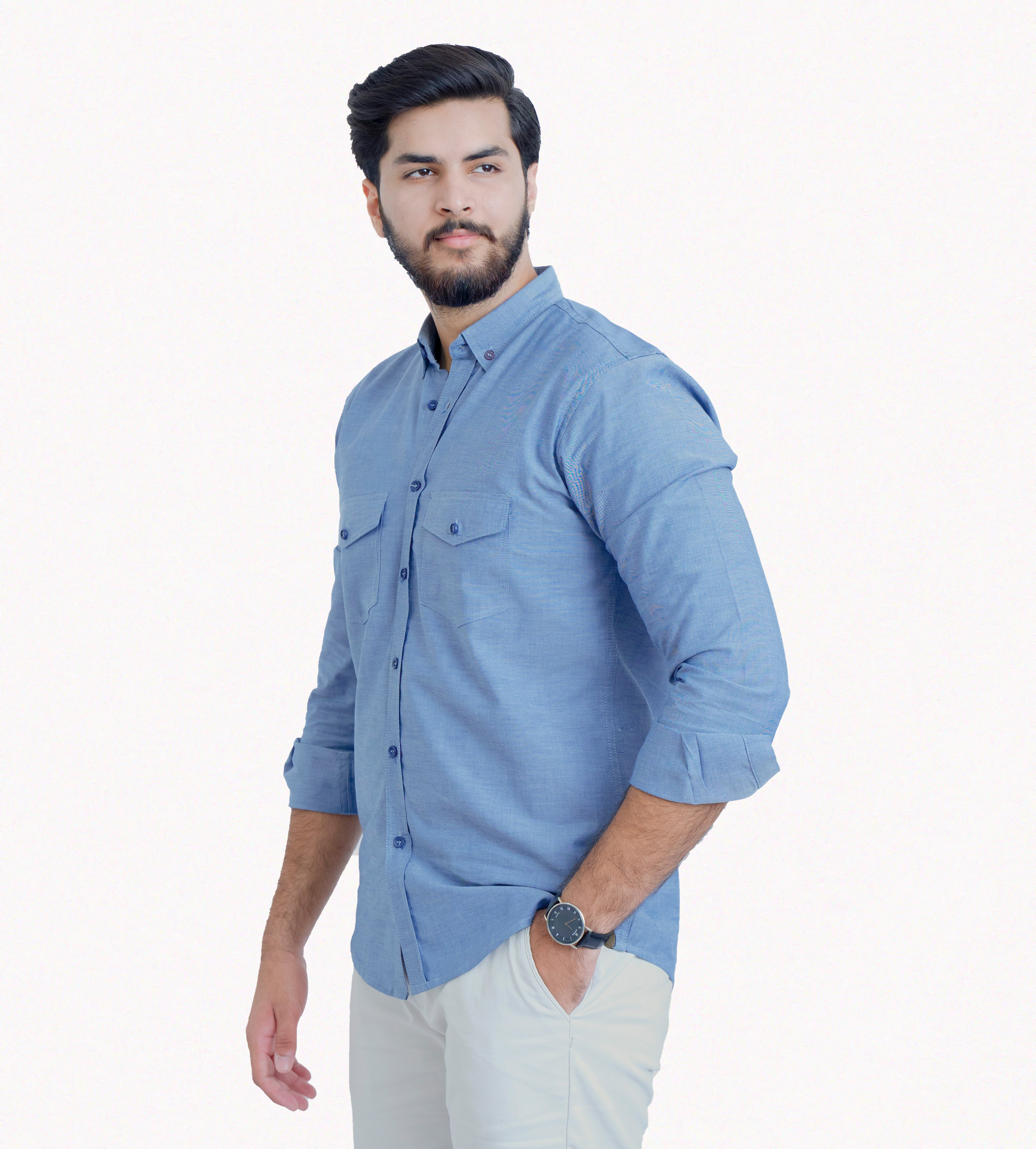 Casual Blue Shirt