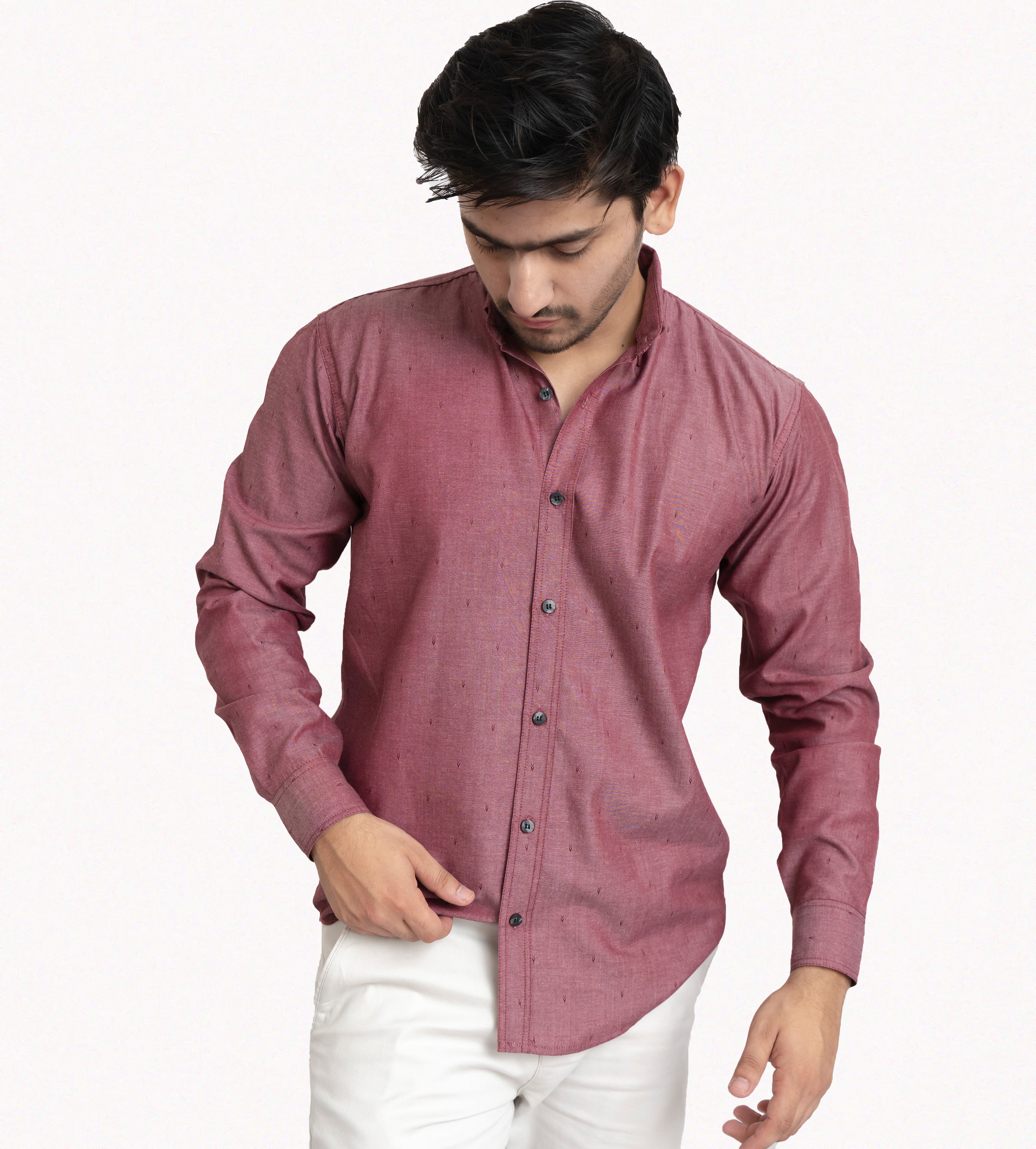 Men Plain Casual Shirt