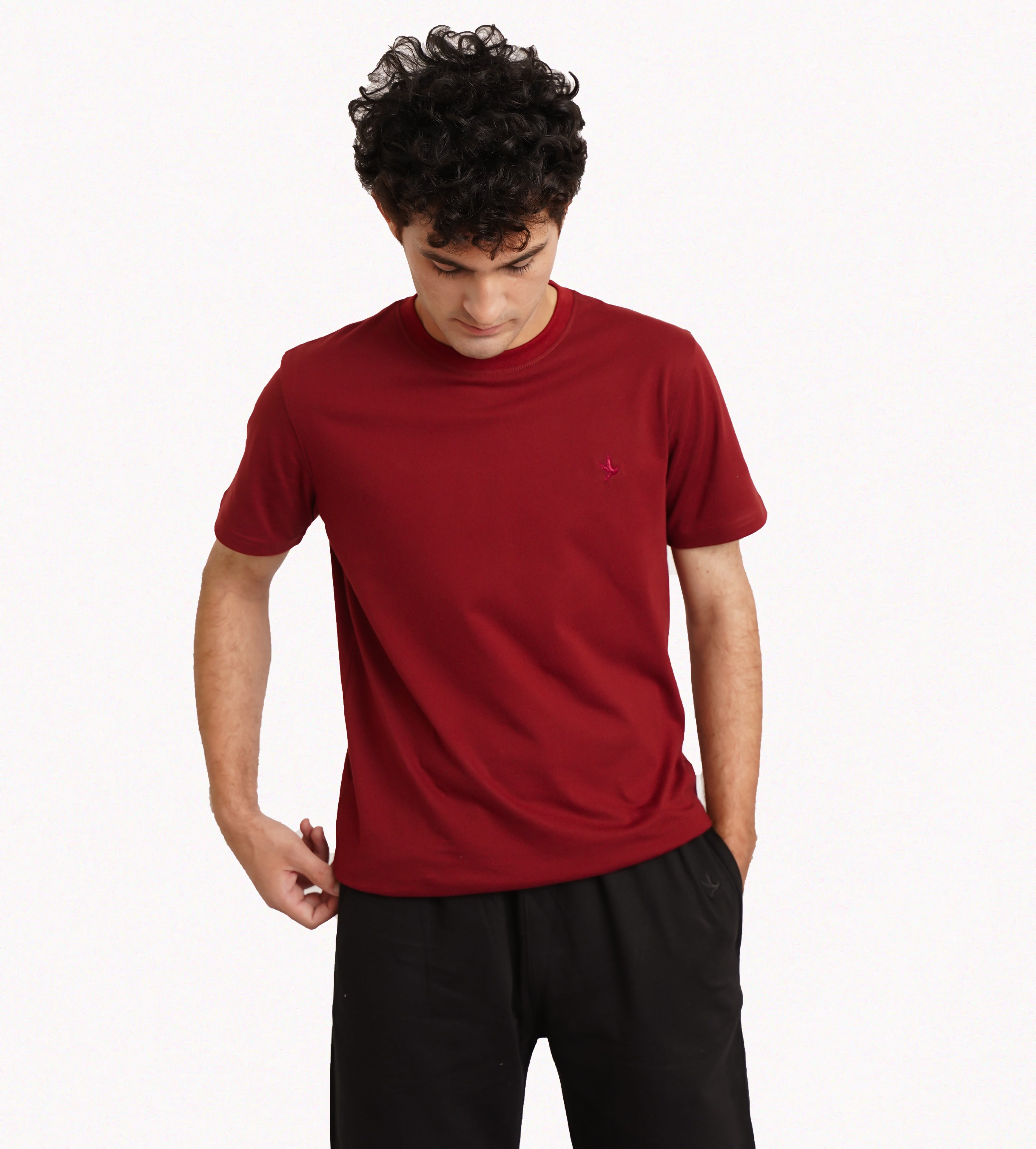 Plain Maroon T-shirt