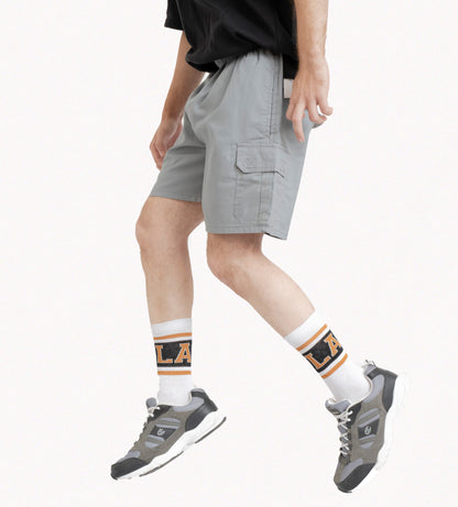 Gray Cargo Shorts