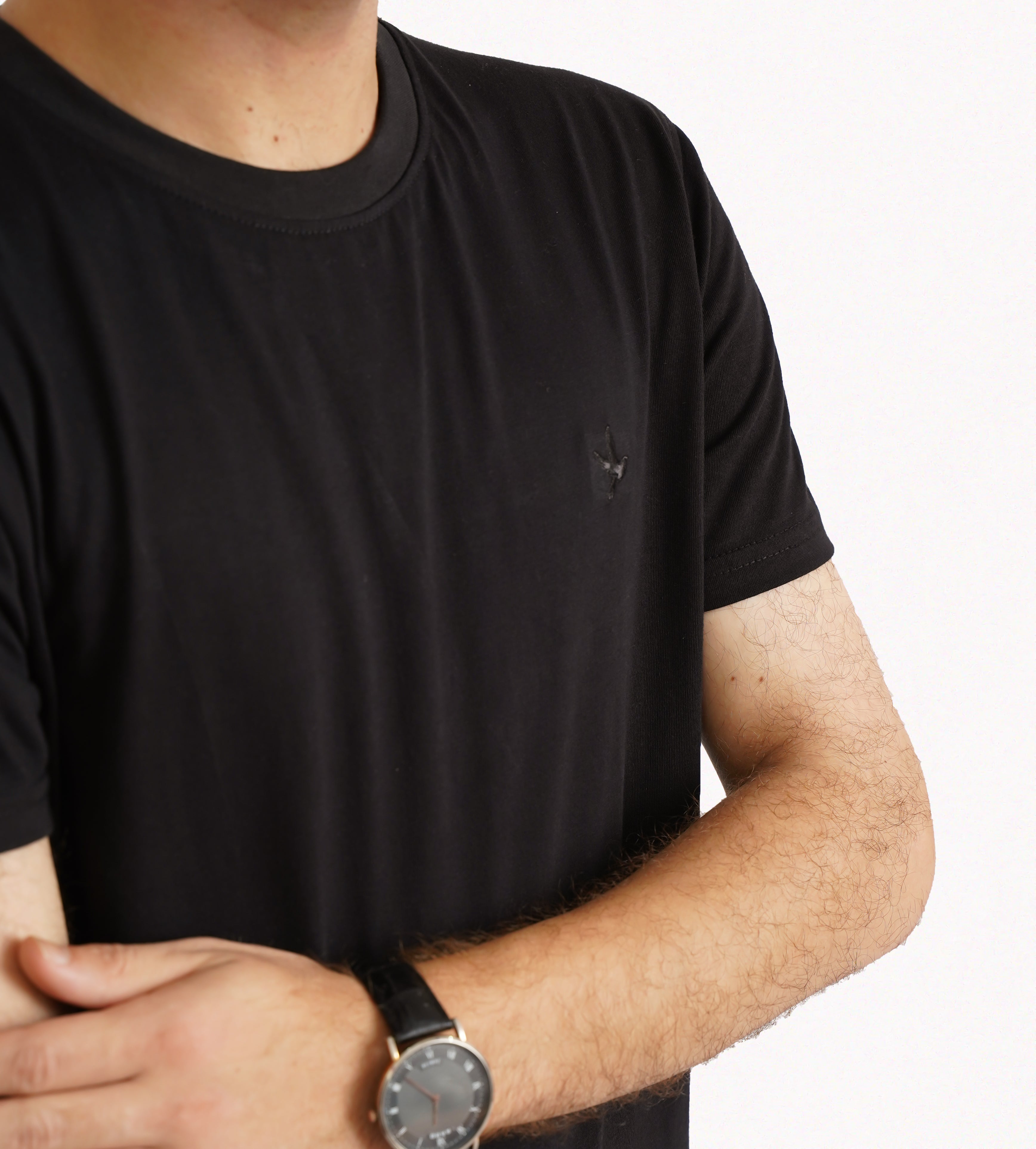 Black Plain T-shirt