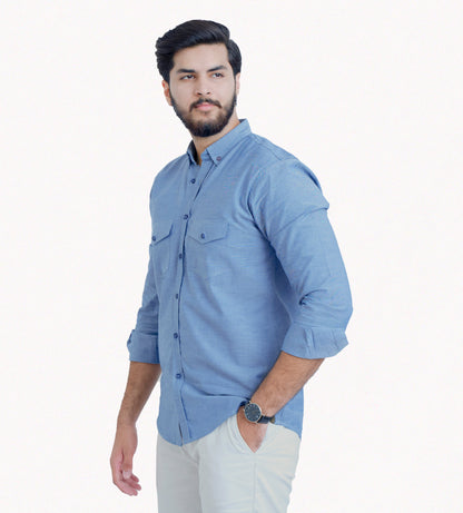 Casual Blue Shirt
