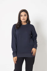 BASIC NAVY SWEATSHIRT