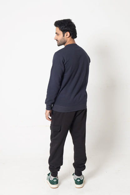 BASIC NAVY SWEATSHIRT