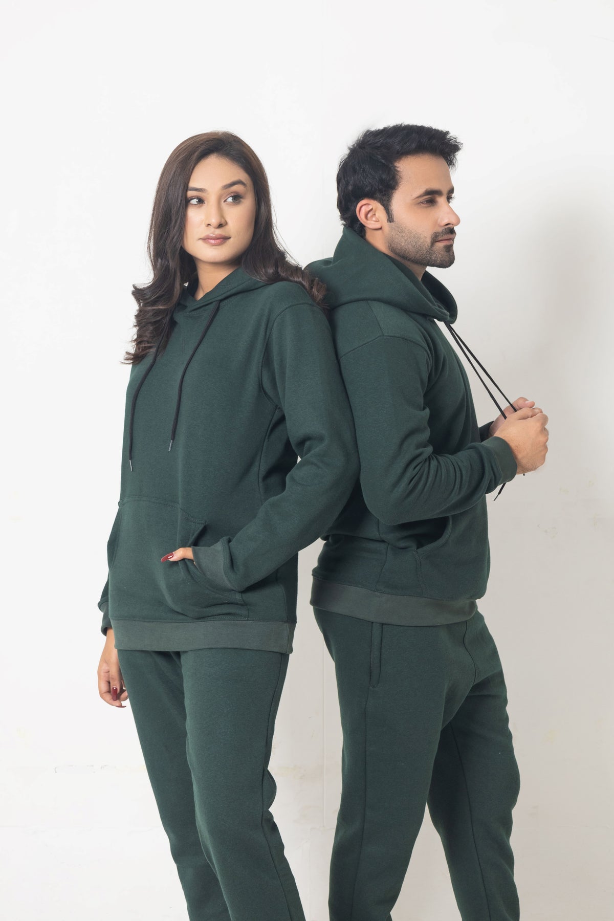 GREEN HOODIE ULTIMATE WINTER TRACKSUIT