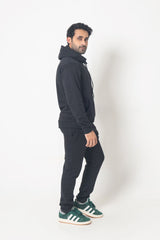 BLACK HOODIE ULTIMATE WINTER TRACKSUIT