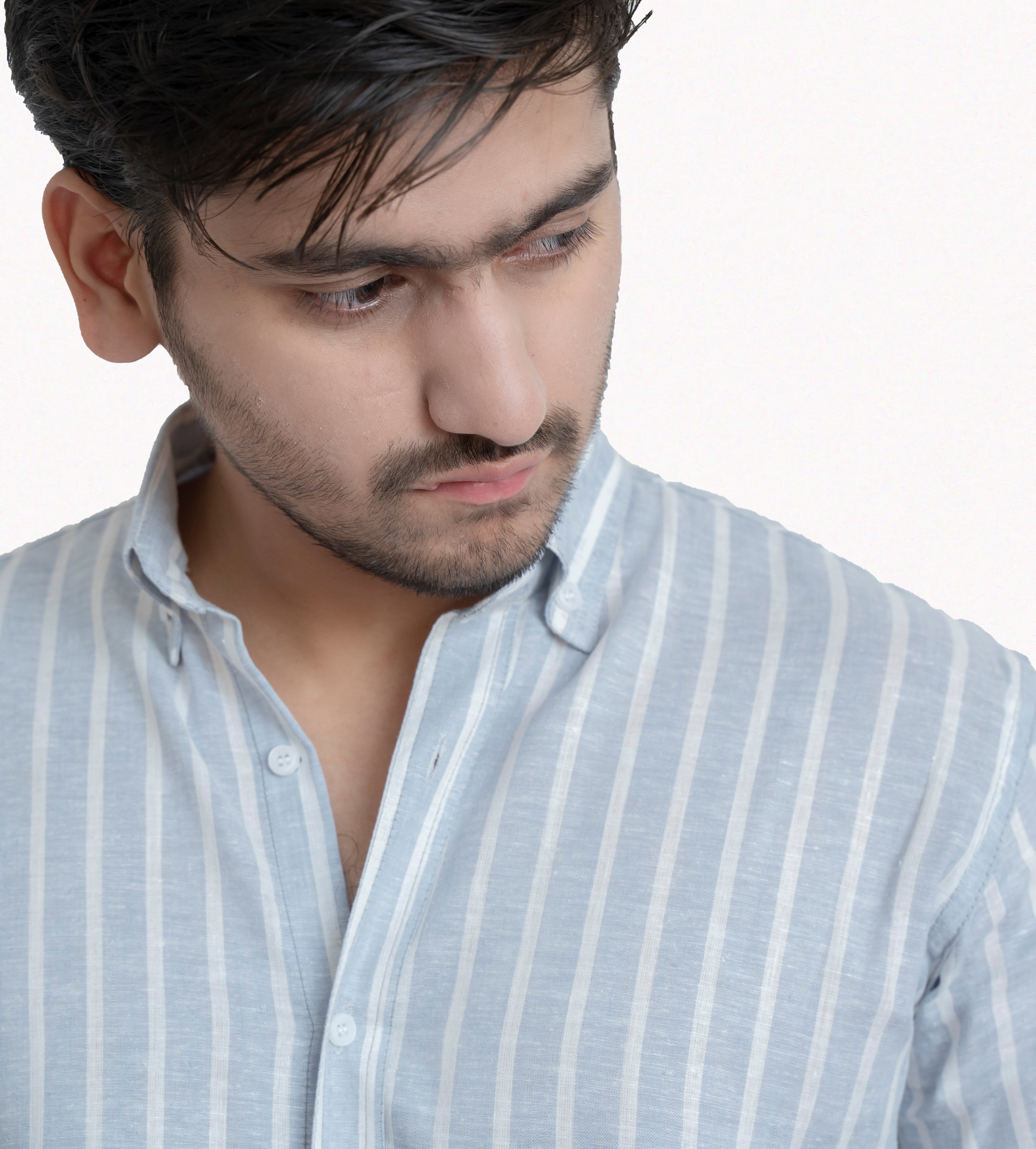 Strip Button Down