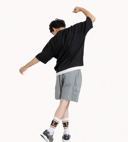 Gray Cargo Shorts