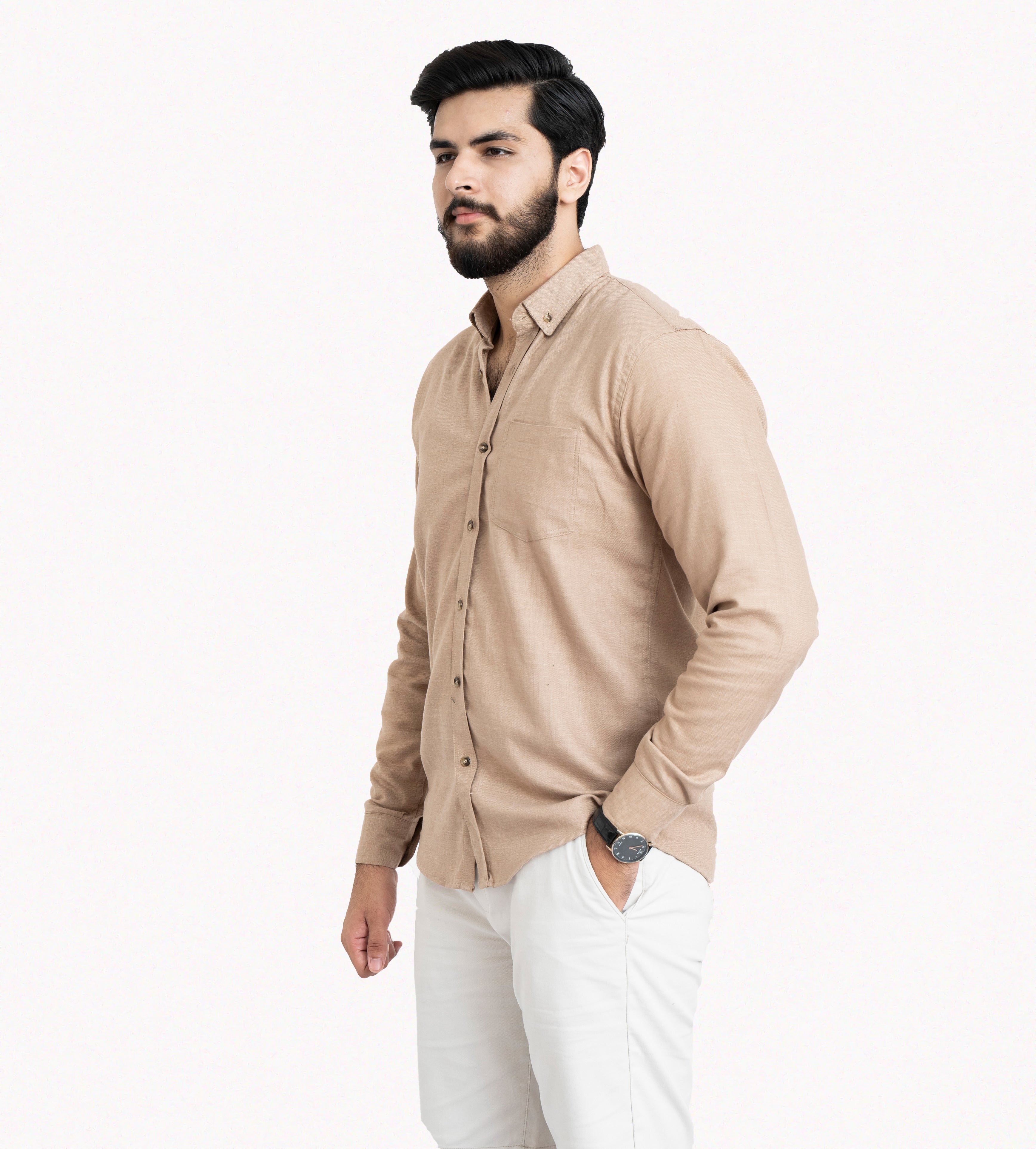 Casual Plain Skin Shirt