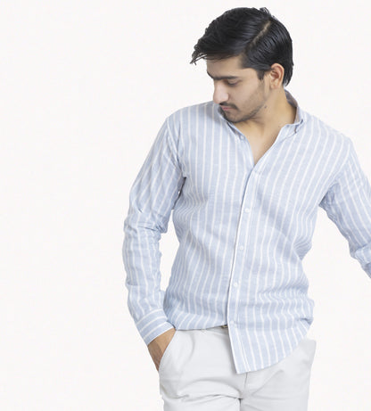 Strip Button Down