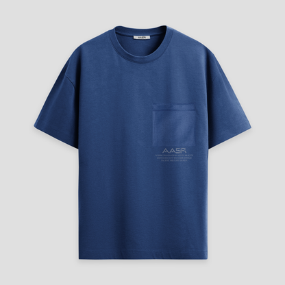 Navy Plain Crew Neck T-Shirts