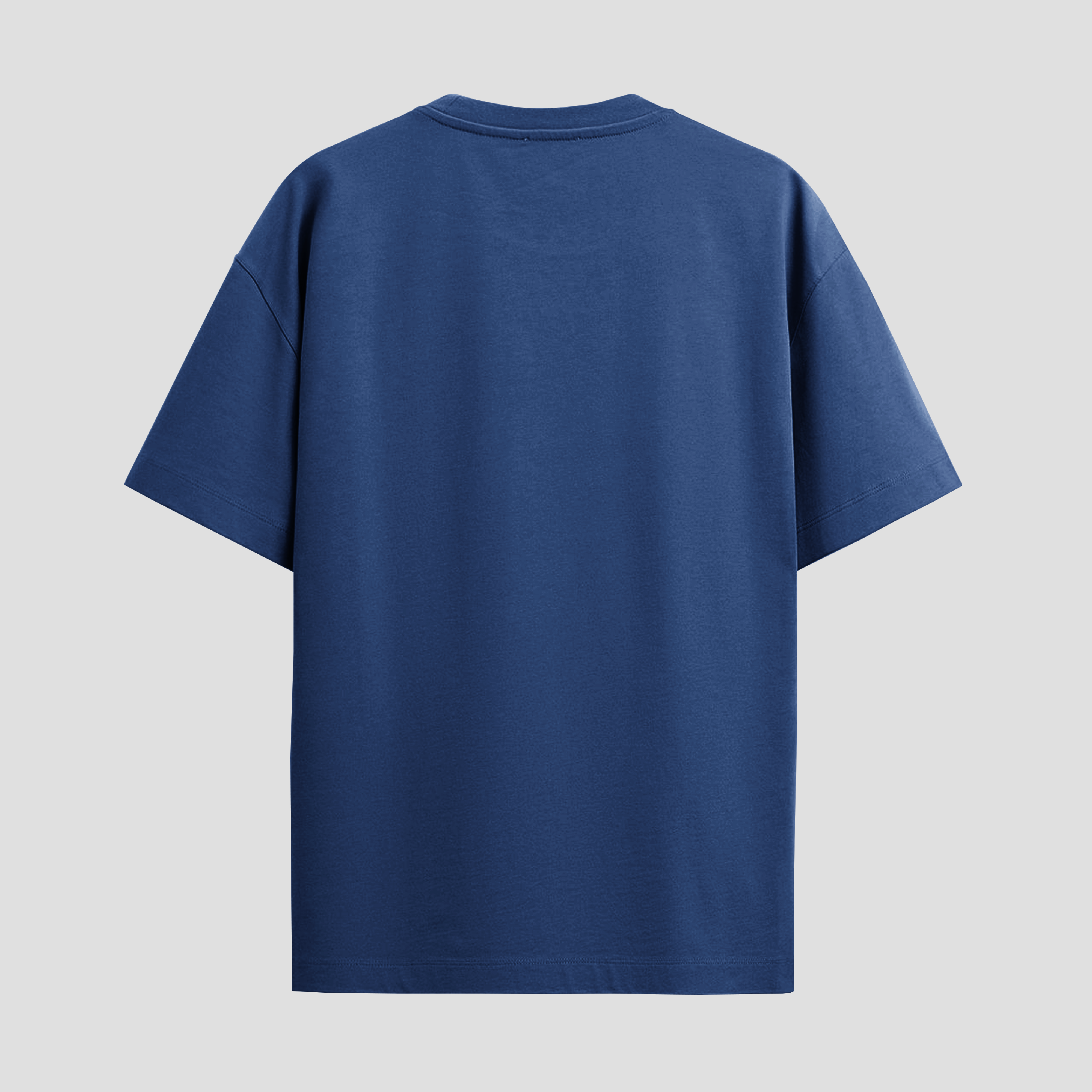 Navy Plain Crew Neck T-Shirts