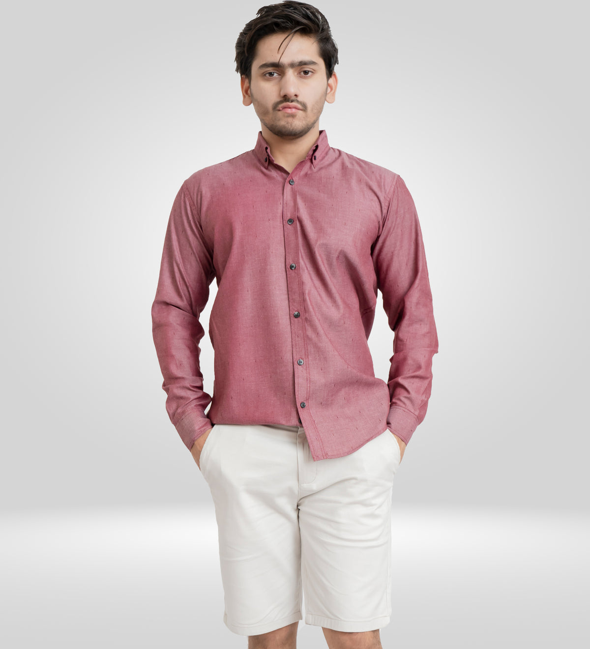 Men Plain Casual Shirt