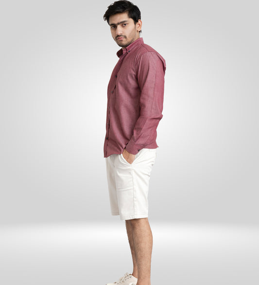 Men Plain Casual Shirt