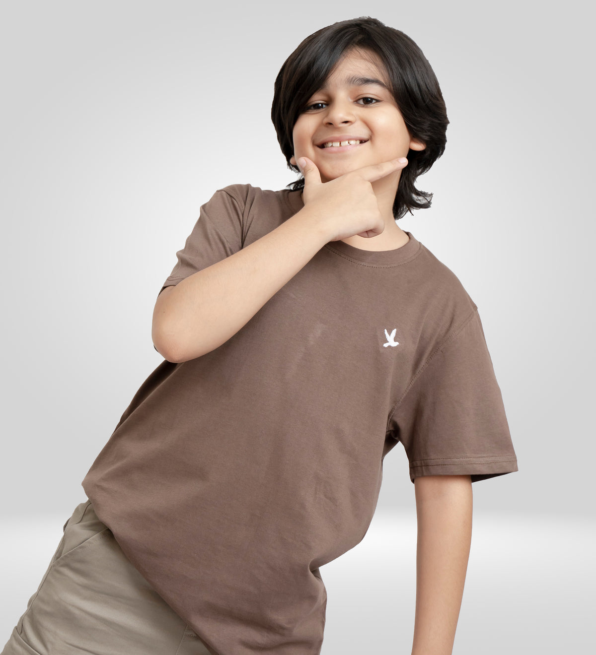 Brown Kids Tees