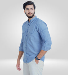 Casual Blue Shirt