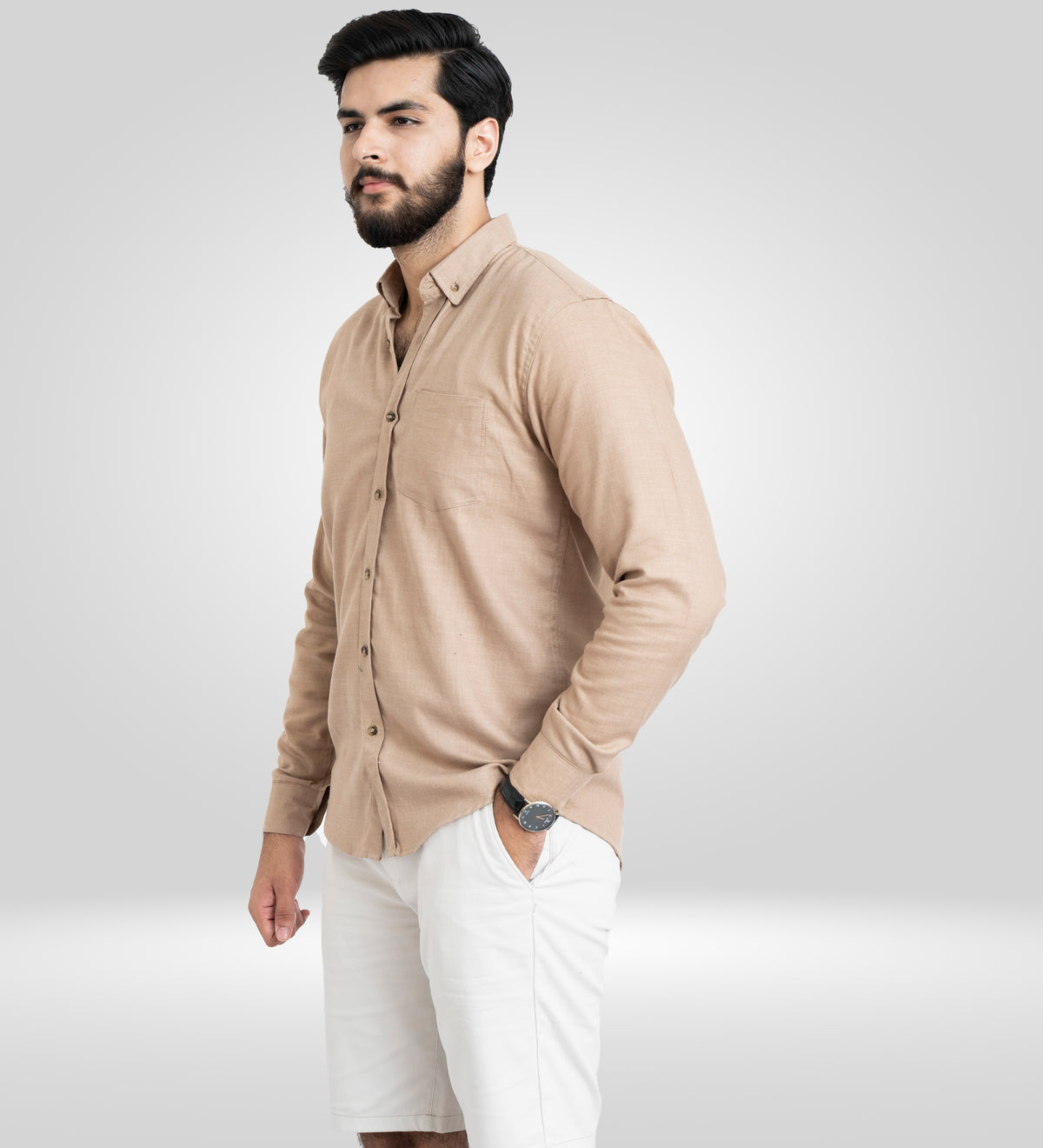 Casual Plain Skin Shirt